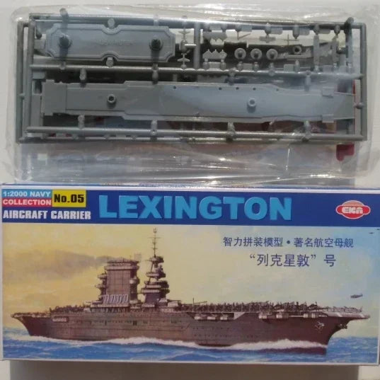 1/2000 Warship Assembly Model 4D Aircraft Carrier Cruiser HOOD MISSOURI Plastic Kit Toy for Children