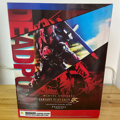 Play Arts Deadpool Action Figure Marvel X-Men Play Arts Kai Super Hero Wade Winston Wilson BJD Deadpool Figure Collect Model Toy