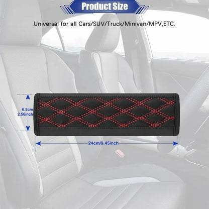 1/2Pcs Car PU Seat Belt Safety Belt Shoulder Cover Soft Breathable Protection Seat Belt Padding Pad Auto Interior Accessories