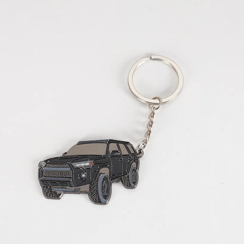 Universal 3D Car Model Keychain Car Enthusiasts Gift Key Accessories Model Key Pendant Keyring Suitable for Toyota 4Runner