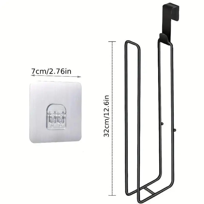 Iron Paper Towel Storage Rack Roll Holder Toilet Paper Towel Rack Wall Mounted Toilet Paper Storage Rack