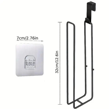 Iron Paper Towel Storage Rack Roll Holder Toilet Paper Towel Rack Wall Mounted Toilet Paper Storage Rack