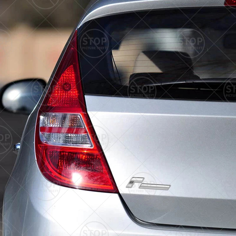 Car Sticker Racing Line R Logo 3D Decal Body Badge Rear Trunk Emblem For Golf 8th Generation High-Performance Modification