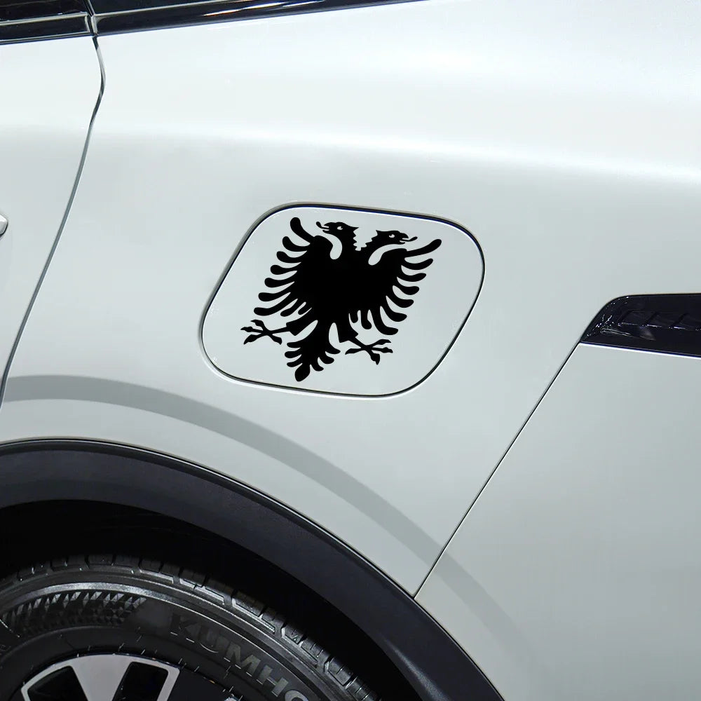 Albanian Double Headed Eagle Car Sticker Truck Bumper Car Rear Window Whole Body Waterproof Vinyl Decal Auto Decor Accessories