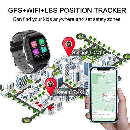Wonlex Kids Smart Watch 4G GPS WIFI Location Tracker SOS Video Call KT24S Children's Smartwatch IP67 Waterproof Smart Baby Watch