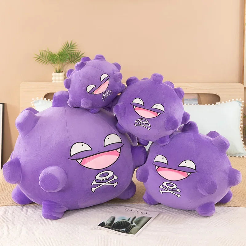 Anime Cartoon Gastly Evolution Edition Haunter Gengar Plush Toy Anime Stuffed Doll Gift for Kid Birthday Xmas Collection