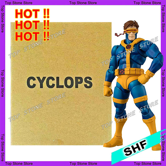 SHF Cyclops Action Figure Ko X Men Scott Summers Action Figures 15cm Mutants Figurine Model Toys PVC Movable Collection Gifts