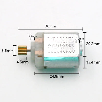 1020661 FC-280 FC-140 For Porsche  Macan 95B Cayenne 92A Panamera 970 Micro Carbon Brush Motor Car Side Door Lock Actuator 9 T