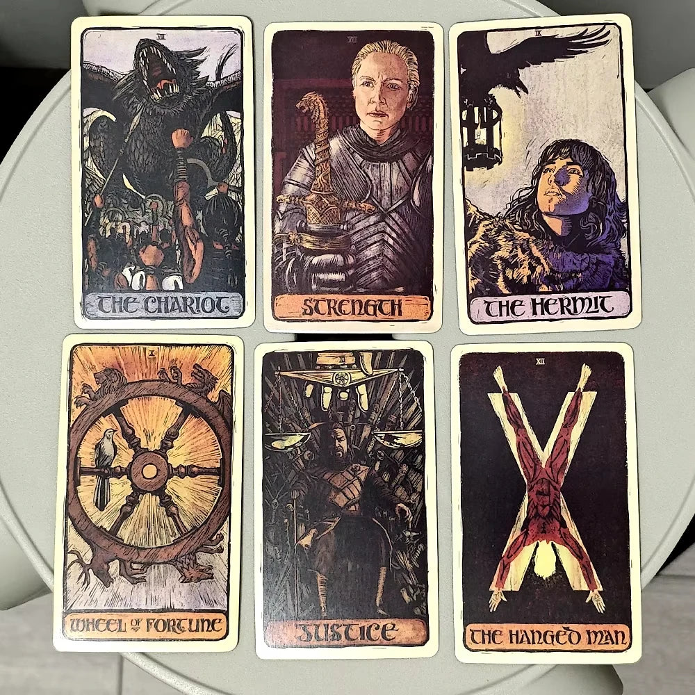 GOT Tarot Deck, 10.3*6cm 78 Gorgeously Illustrated Cards