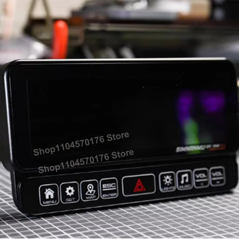 PC Racing Simulator Dashboard Multi-functional Central Console8.4-inch Screen HDMI 9 RGB For Thrustmaster SIMAGIC MOZA FANATEC