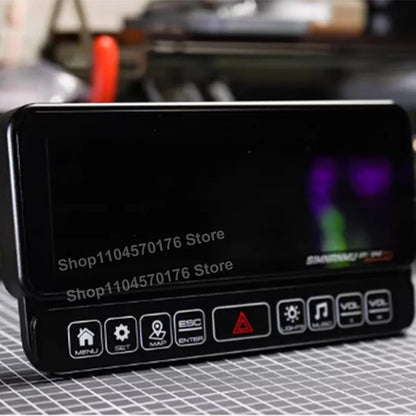 PC Racing Simulator Dashboard Multi-functional Central Console8.4-inch Screen HDMI 9 RGB For Thrustmaster SIMAGIC MOZA FANATEC