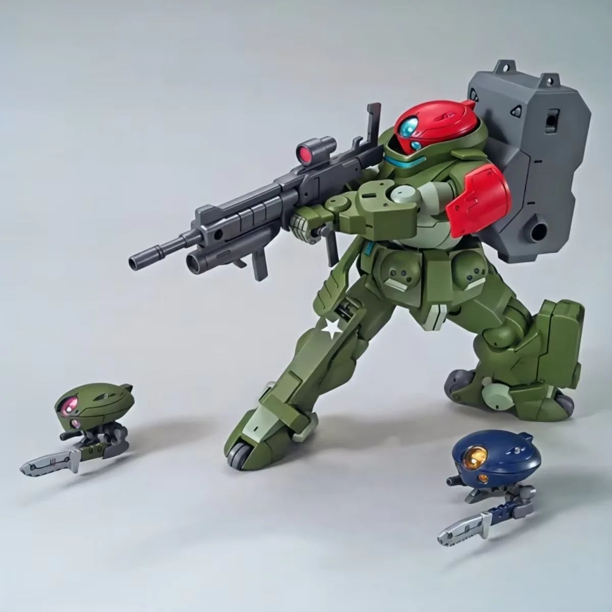 HG 1/144 Jiuzhou Model Grimoire Red Beret Robot Assembly Model Kit Action Figures Desktop Ornament For Hobbyists Toy Gift