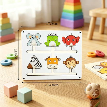 DIY Montessori Busy Board Accessories, Wooden Sensory Educational Toy, Fine Motor Skills & Cognitive Training Learning Toy for K