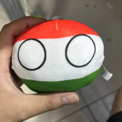 Country Ball Plush Toys 70 Styles 10cm Polandball Pendant Country Balls Countryball Stuffed Doll Xmas Birthday Gifts for Kids