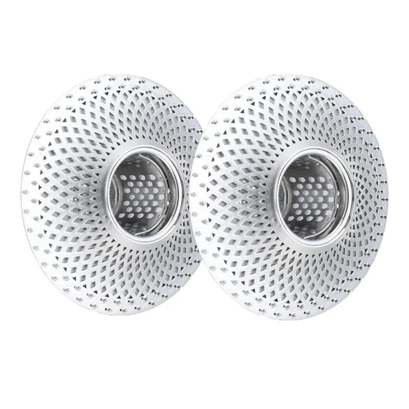 Detachable Drain Hair Catcher Catch Hair Alloy Shower Drain Hair Stopper Bathroom Sink Strainer Tub Drain Protector