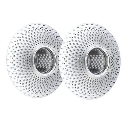 Detachable Drain Hair Catcher Catch Hair Alloy Shower Drain Hair Stopper Bathroom Sink Strainer Tub Drain Protector