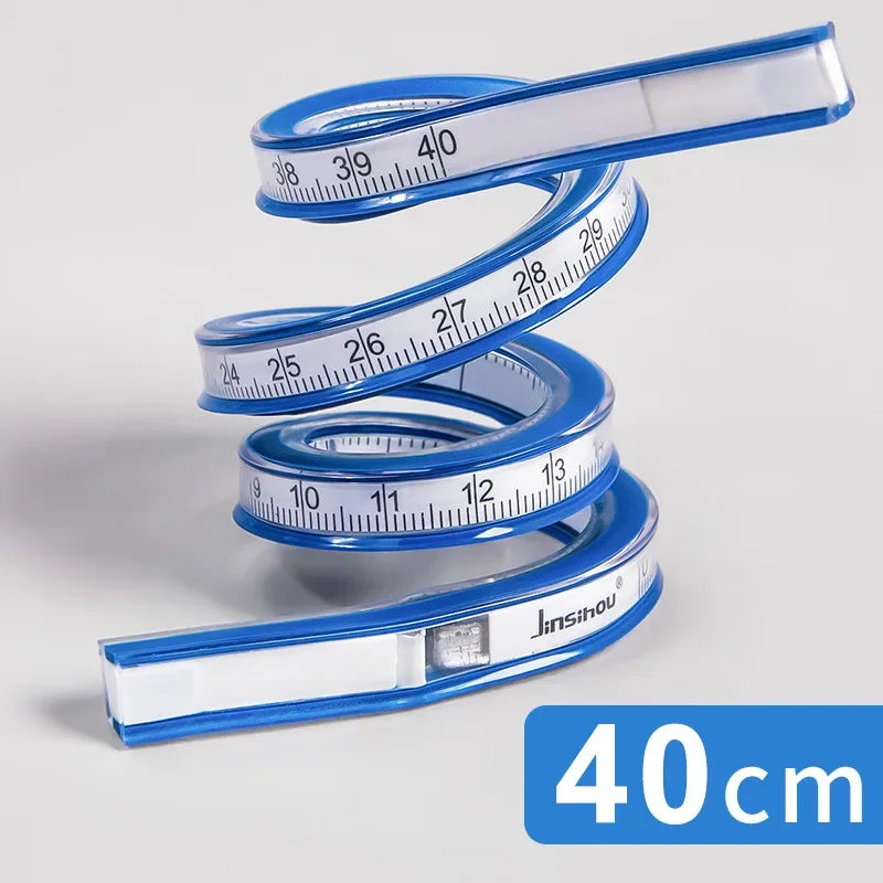 30/40/50/60cm Flexible Curve Sewing Ruler Bendable Flexible Drafting Drawing Tool Metric Scale Rule Engineering Sewing Design