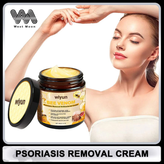 Bee Venom Cream for Face Repair Damaged Skin Exfoliating Psoriasis Remover Acne Body Cream Nourishing Soothing Dryness Skin Care