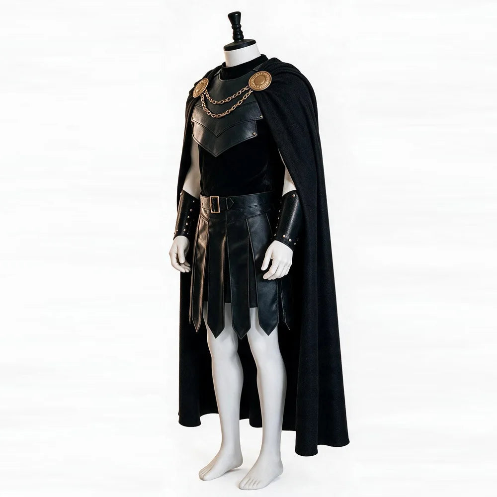Halloween Carnival Suit Agamemnon Disguise The Odyssey Cosplay Costume Adult Men Uniform Cloak Set Roleplay Fantasia Outfits