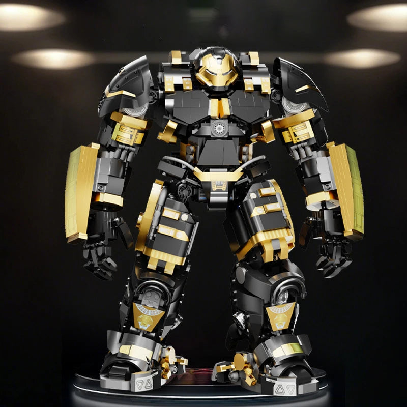 2300+pcs Black Hulk Buster Marvel Building Blocks Sets Iron Man Machine Toys Bricks Action Robot Figures Model Holiday Gifts