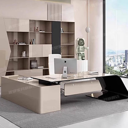 Conference Aesthetic Office Desk Reception Designer Individual Office Desk Executive Entertainment Ufficio Trendy Furniture