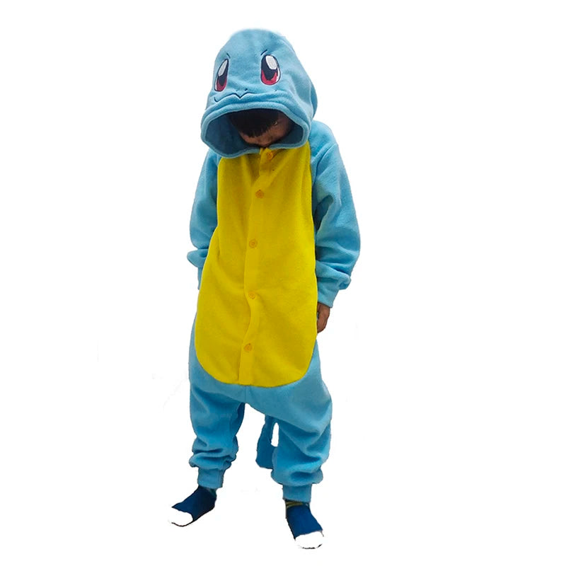 Kids Cosplay Costume Clothes Children Onesies Kigurumi Full Body Sleepwear Whole Pijamas Boys Costume Halloween Christmas Gift