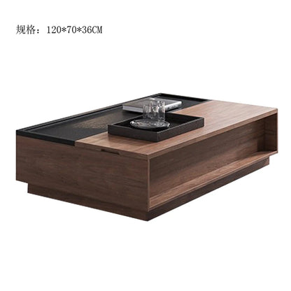 Wabi Sabi Storage Coffee Tables Multifunction Design Living Room Lift Top Coffee Tables With Drawers Trendy Meuble Furniture