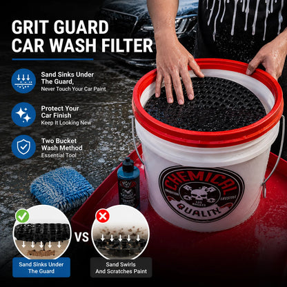 Cyclonic Dirt Collector Car Wash Bucket Insert Car Wash Filter removes dirt and debris while washing your car