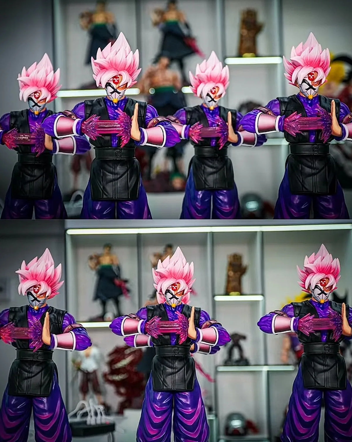 31cm/11.81inch ZW Toy Dragon Ball Z Figure Zamasu Black Goku Anime Figures Super Saiyan PVC Statue Collection Model Xmas Gifts