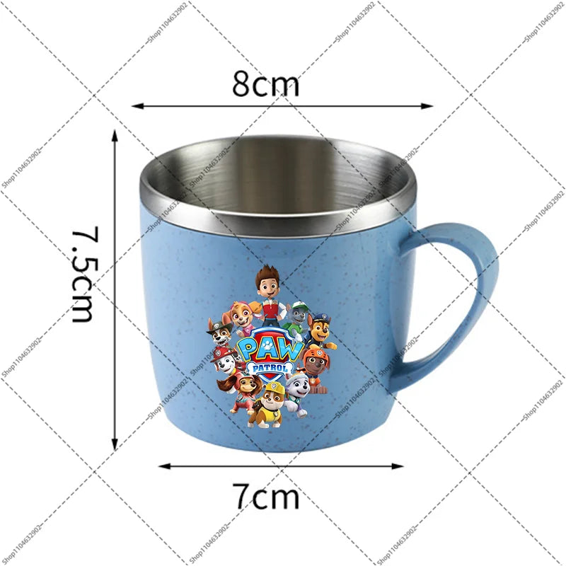 Paw Patrol Portable Stainless Steel Coffee Mug Chase Skye Cartoon Anime Pattern Printed Water Cup Household Couples Milk Cups