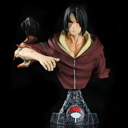 Naruto Action Figure Each Character Bust Portraits Sasuke Kakashi Itachi Model Statue Toys Desktop Ornament Decoration