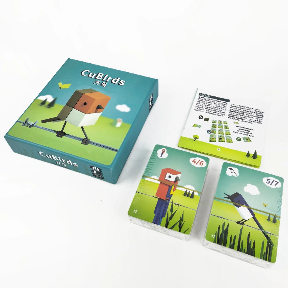 Hot Games Cubirds Board Game 2-5 Player Chinese Version Strategy Casual Gathering Card Game