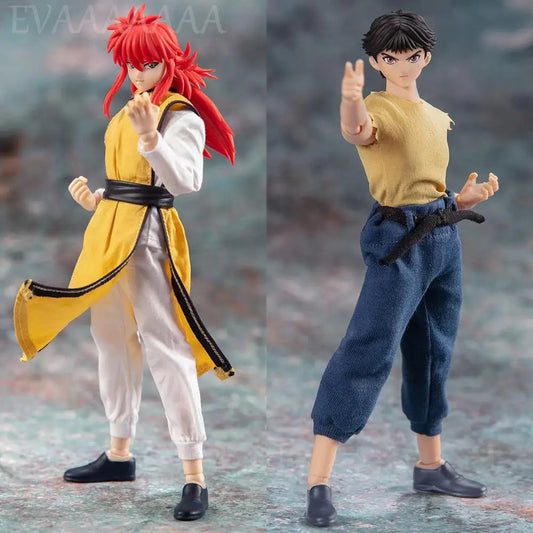 Dasin Model YuYu Hakusho Yusuke Urameshi / Kurama fighting Version Movable Figure GT Model Greattoys