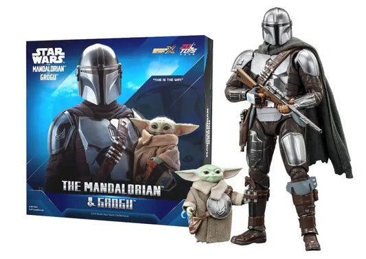 In Stock Original ZD Toy 1/10 Star Wars Mandalorian Grogu StormTrooper Action Figure Model Collection Toys