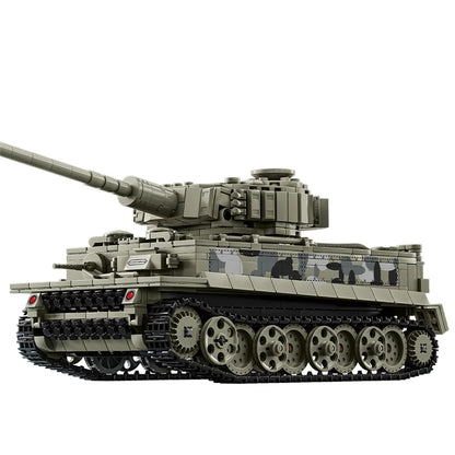 World War Army Military Soldiers SWAT Leopard 2A7 Main Battle Tank Assemble Building Blocks City Construction Bricks Toys Gift