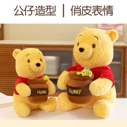 35/45/55cmhoney Winnie The Pooh Plush Toy Soft Stuffed Hunny Pot Bear Huggable Doll Home Decor Throw Pillow Accompany Doll Gift