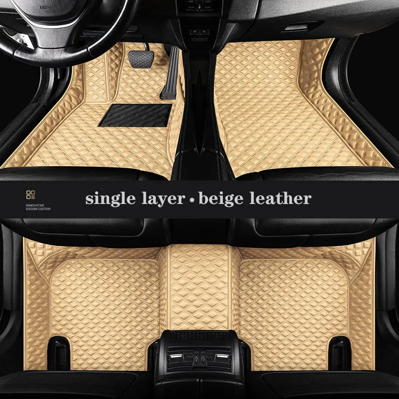 Car Floor Mats for Porsche Macan 2014 2015 2016 2017-2026 Custom Auto Foot Pads Automobile Carpet Cover Interior Accessories