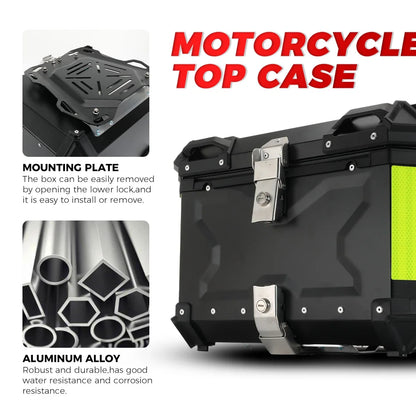 CNC Aluminum Motorcycle Helmet Box Trunk Top Case Travel Luggage Storage Box for BMW R1200GS Adventure 1200 GS R1250GS ADV