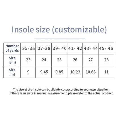1Pair Sport Orthopedic Insoles for Shoes PU Air Cushion Sole Soft Shock Absorption Deodorant Breathable Running Insoles