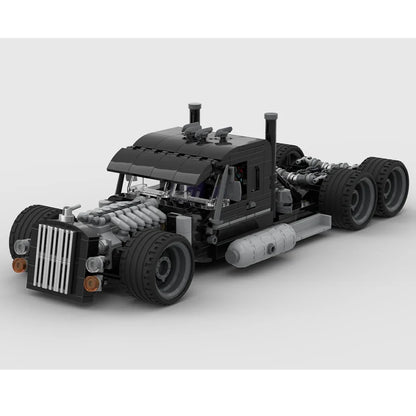 552PCS New MOC Truck Building Blocks Model Highway Tractor DIY Creative Educational Children's Building Blocks Gift