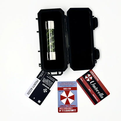 Resident Evil Handmade T-Virus Sample Bottle Model Toy - Umbrella Corporation Box Game Collectible