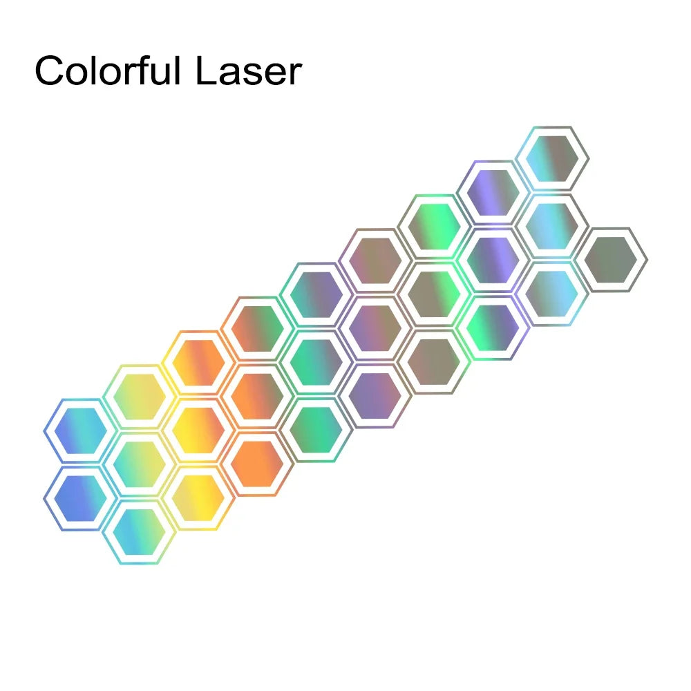 Honeycomb Hexagonal Graphics Car Vinyl Decal Car Body Side Sticker Waterproof Modification Decoration Auto Tuning Accessories