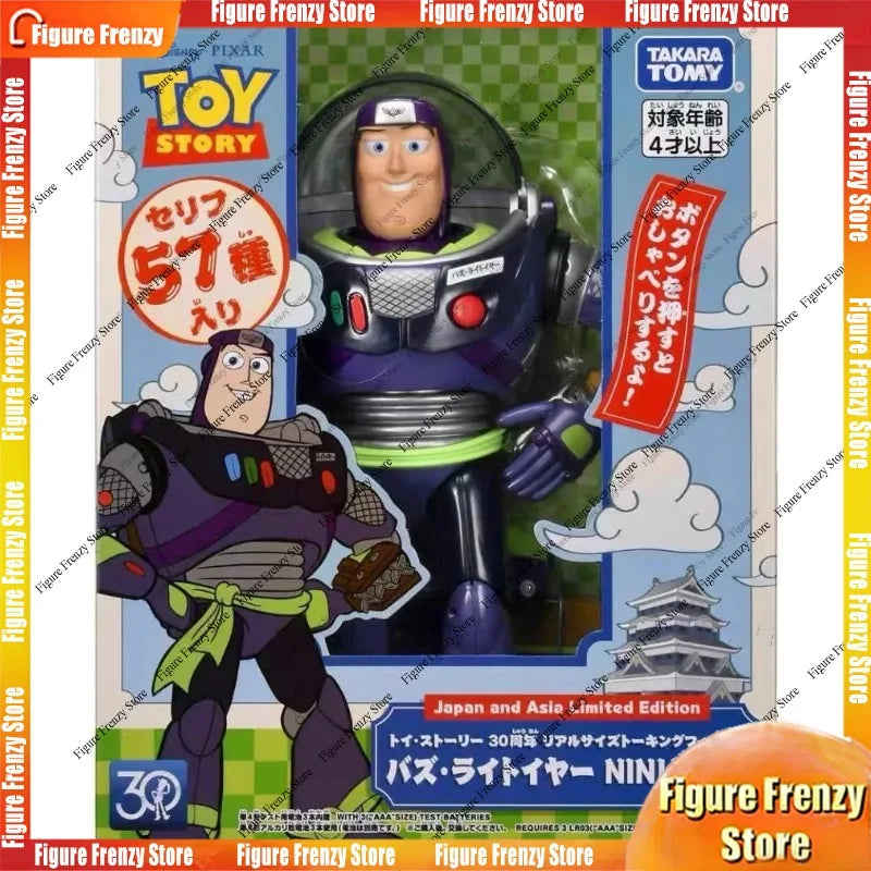 In stock, "Toy Story 30th Anniversary Edition" series of Buzz Lightyear, Woody, and Jessie action figures