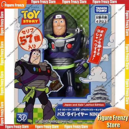 In stock, "Toy Story 30th Anniversary Edition" series of Buzz Lightyear, Woody, and Jessie action figures