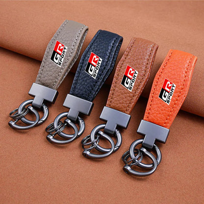 Car Key Ring Car Accessories Gift Car Keychain For Toyota GR Sport Gazoo Racing Yaris 86 Corolla Hilux Supra C-HR Accessories