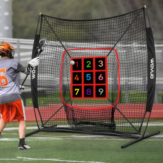 Baseball Softball Practice Net with Bonus Strike Zone Target Baseball Throwing Net Batting Net for Hitting Pitching