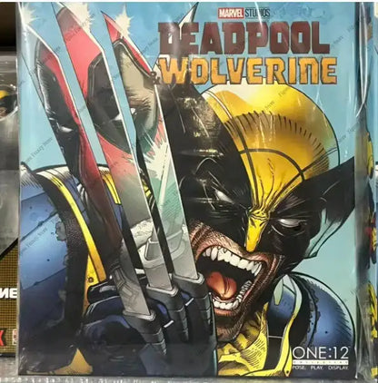 Brand new，MEZCO Ants - Limited Edition Golden Label MARVEL X-Men Wolverine  Deadpool Action Figure