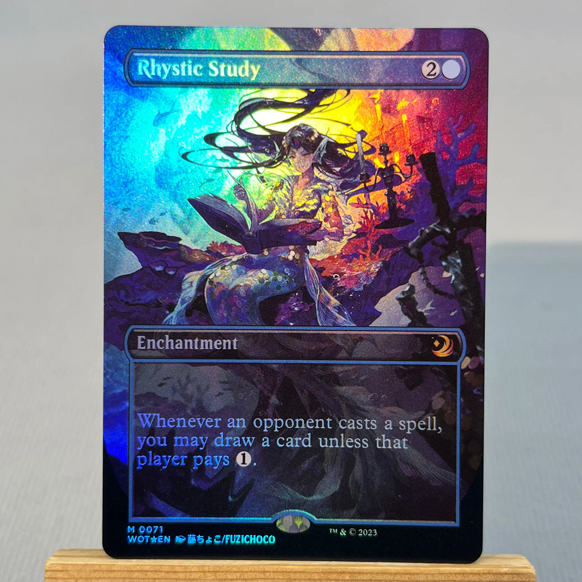 DMU 2XM MH2 BIG WOT LCI FOIL9/001 Tcg Proxy Cards Urza's Saga Rhystic Study Sheoldred, The Apocalypse