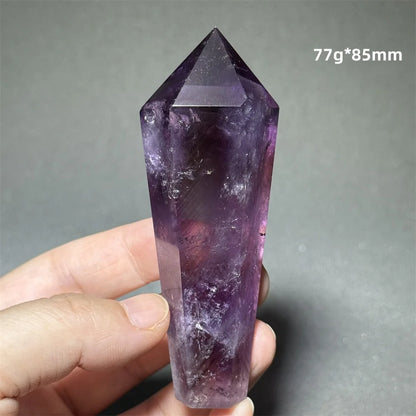 Amethyst Scepter Natural Mineral Quartz Gem Aura Spiritual Meditation Treatment Energy Home Garden Feng Shui Decoration