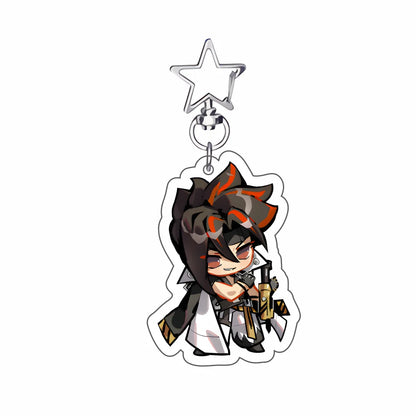 New Hot Game Zenless Zone Zero Keychains Pendant Car Ellen Joe Seth Lowell Jane Doe Von Lycaon Nicole Fans cosplay Gifts